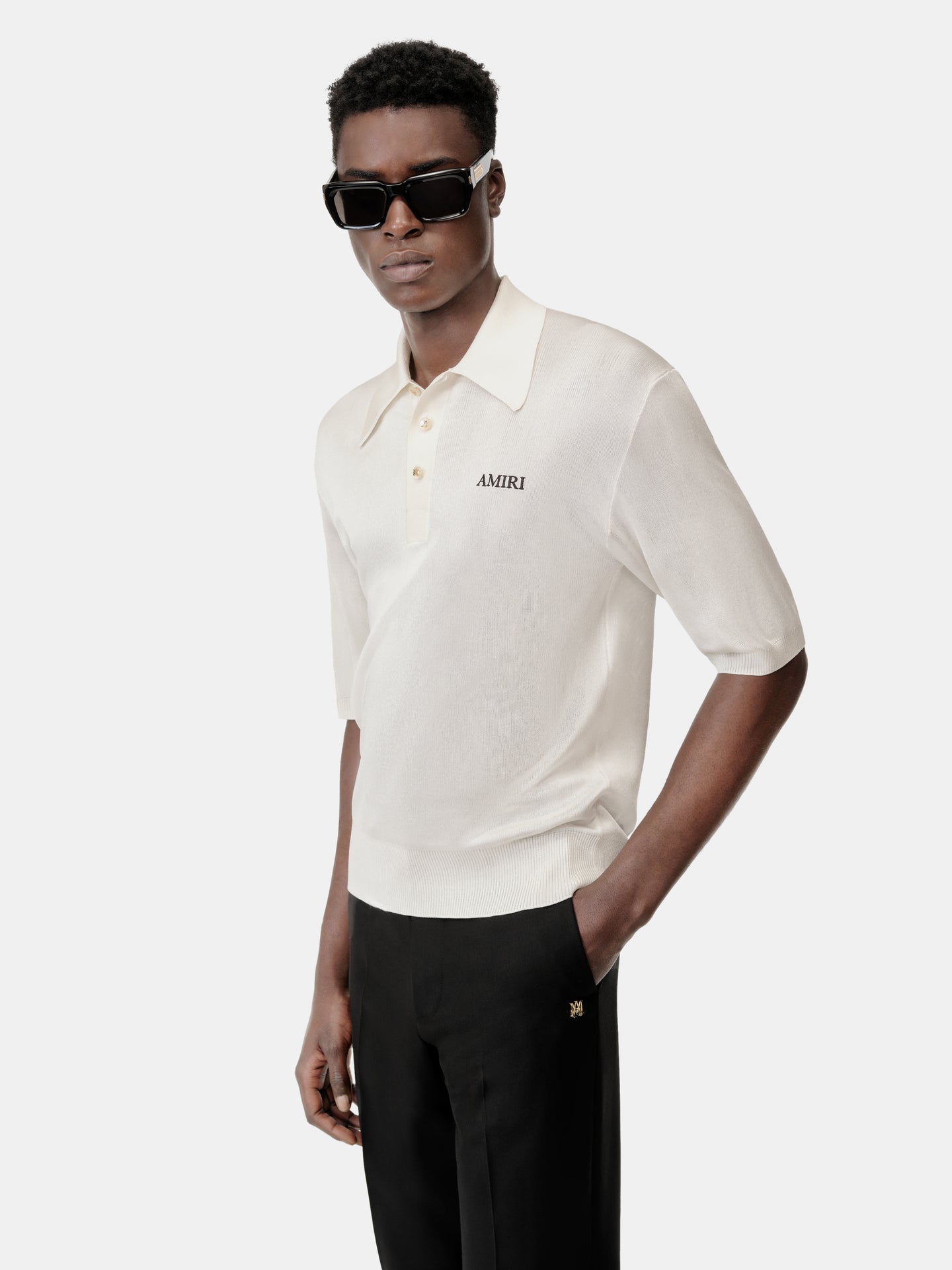 AMIRI SPIRIT POLO - Alabaster - AMIRI