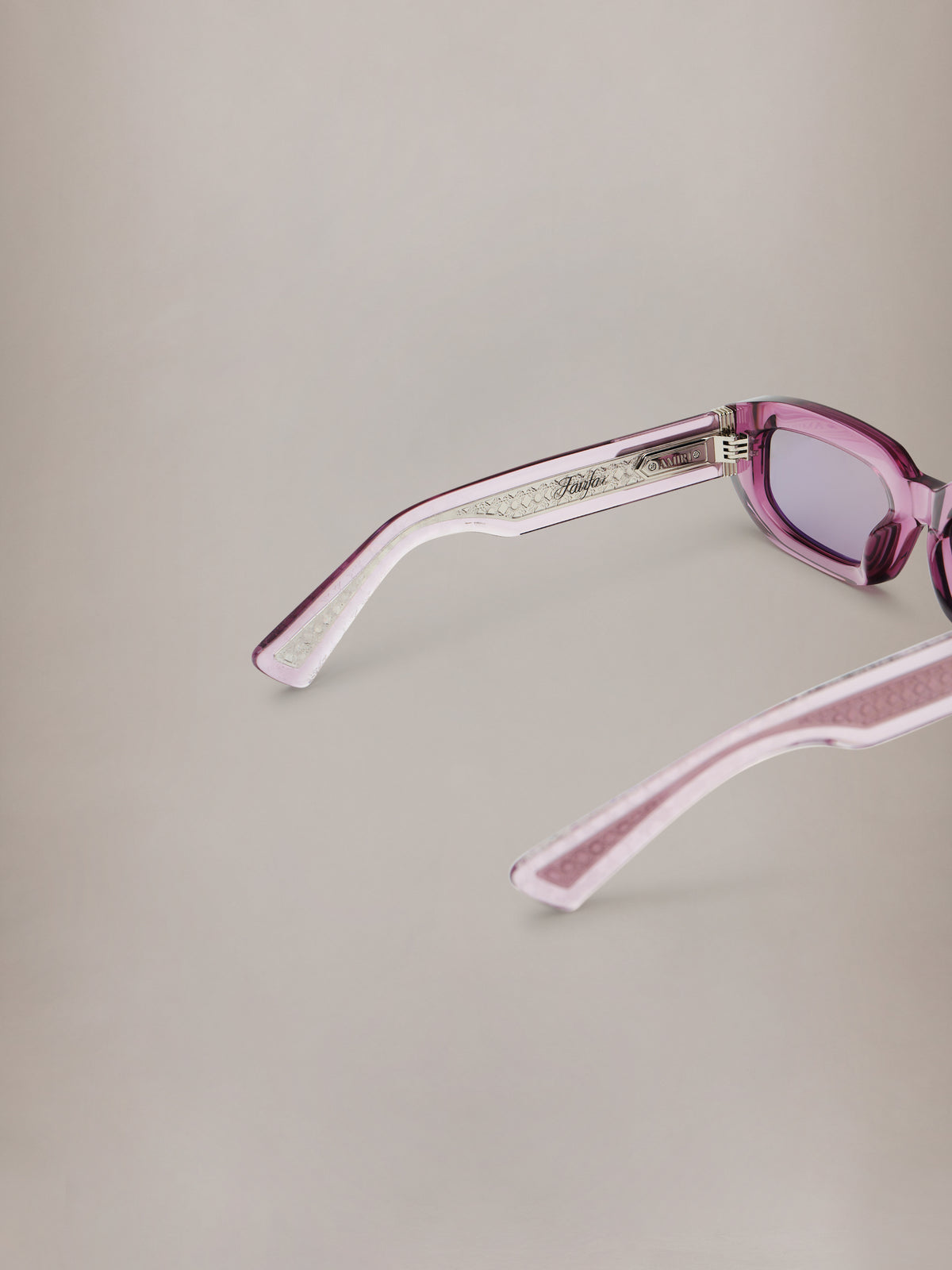 FAIRFAX EXTERNAL CORE WIRE - Transparent Purple Grey Silver