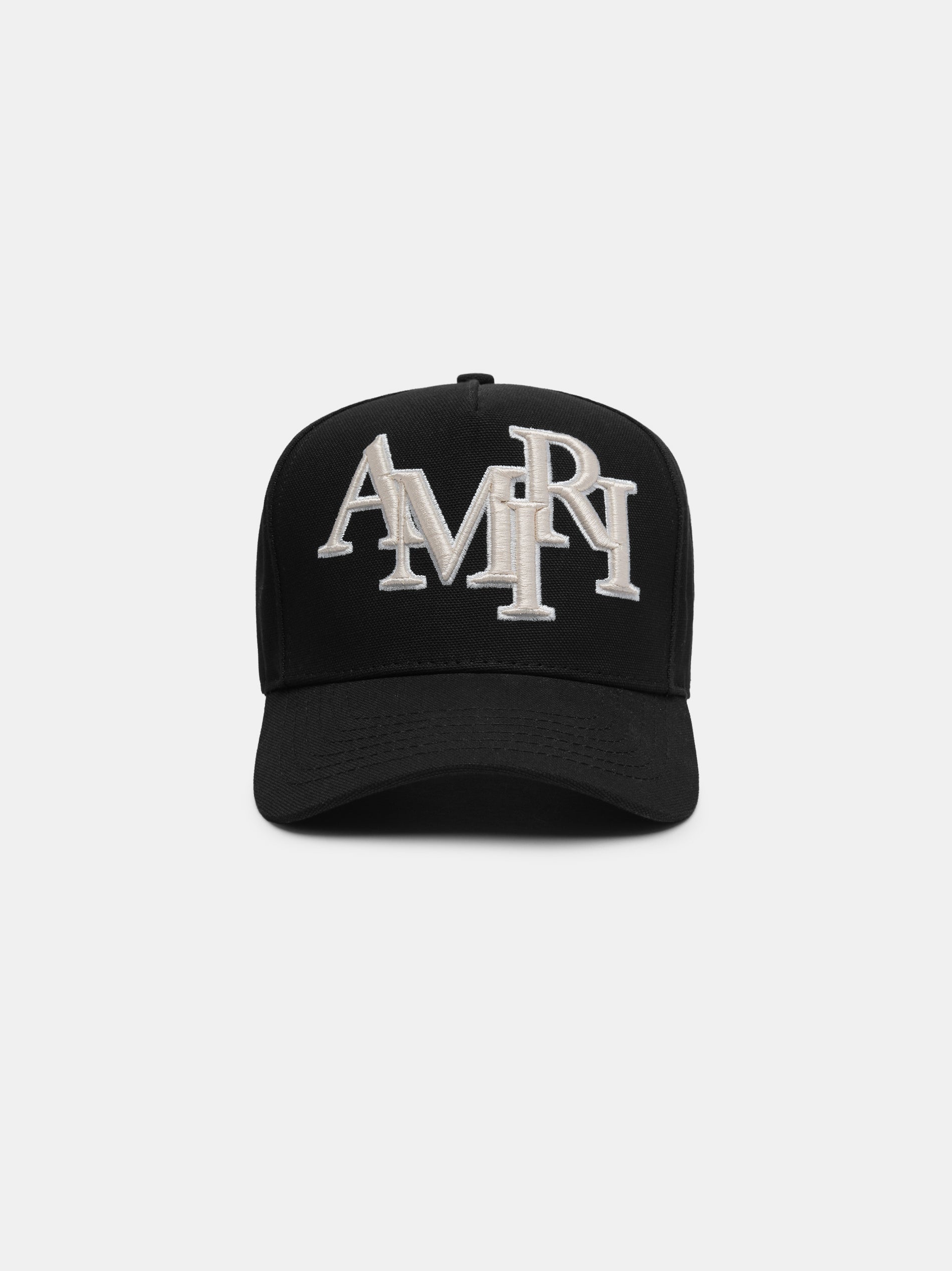 Product STAGGERED AMIRI CANVAS HAT - Black featured image