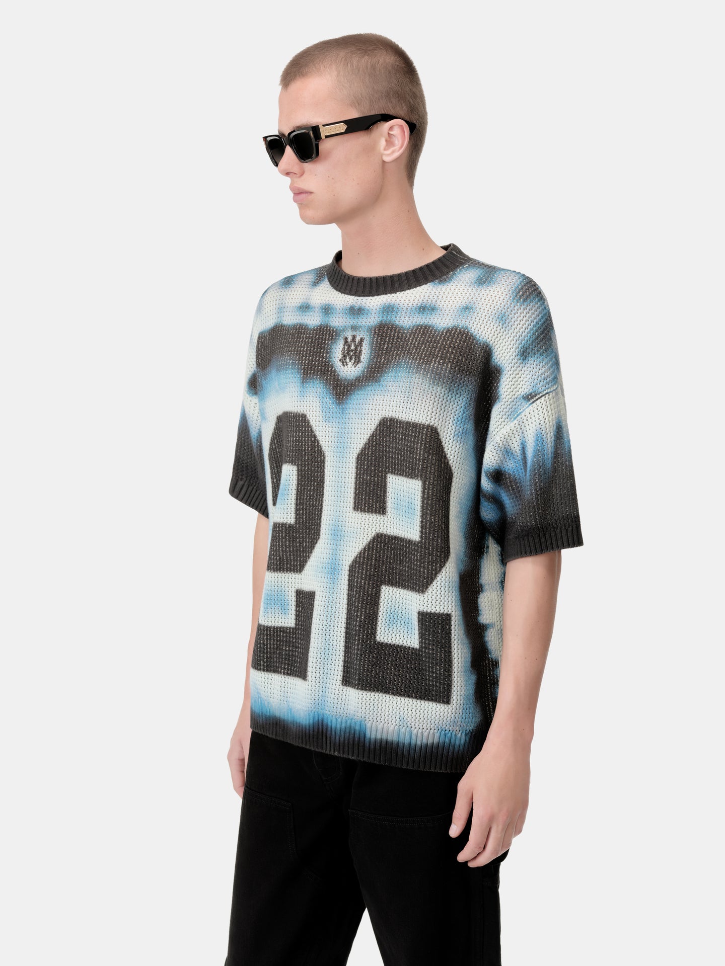 22 TIE DYE TEE - Ashley Blue - AMIRI