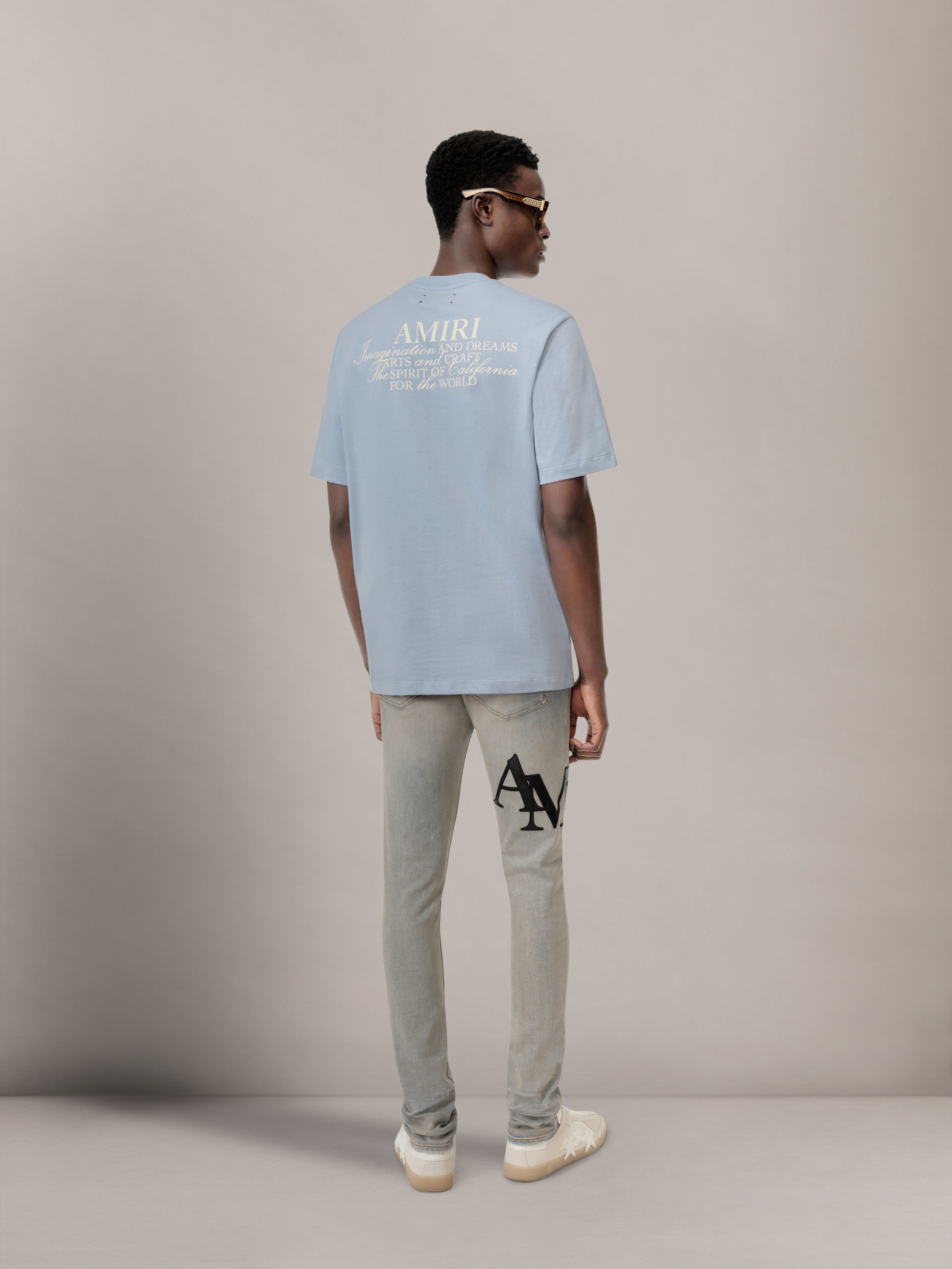 AMIRI SPIRIT TEE - Ashley Blue