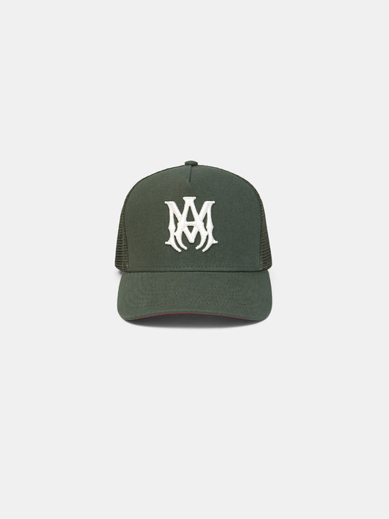 MA TRUCKER HAT - Dark Sage - AMIRI