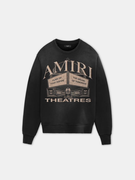 AMIRI THEATERS VINTAGE CREW - Black