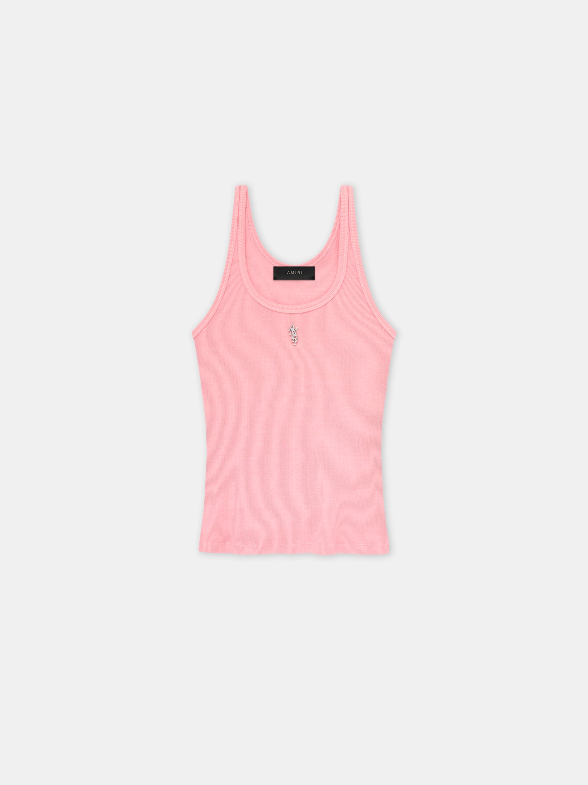 Product WOMEN - WOMEN'S AMIRI STACKED RIBBED TANK - Flamingo Pink featured image