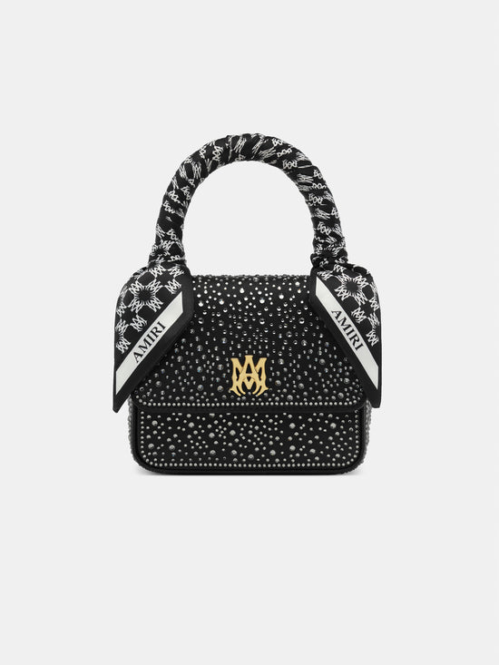 WOMEN - WOMEN'S CRYSTAL MICRO MA BAG - Black - AMIRI