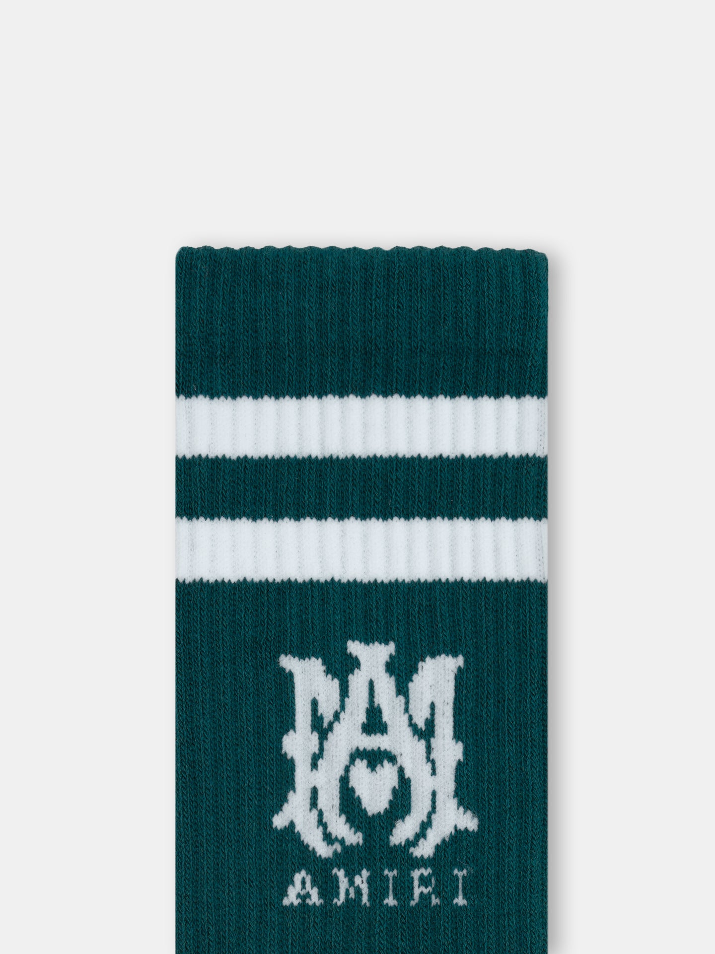 MA STRIPE SOCK - Evergreen