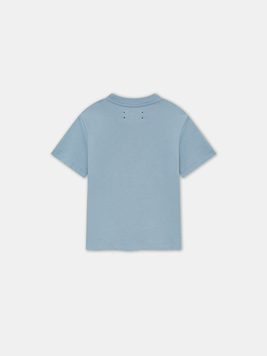 KIDS - KIDS' AMIRI STAGGERED TEE - Ashley Blue - AMIRI