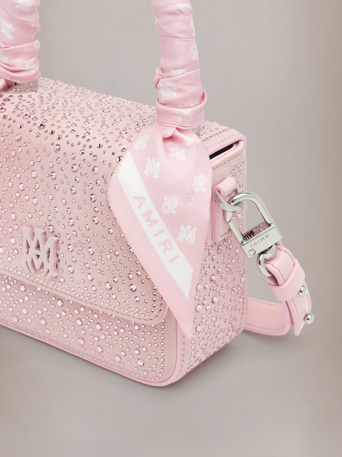 WOMEN - WOMEN'S CRYSTAL MICRO MA BAG - Pink - AMIRI