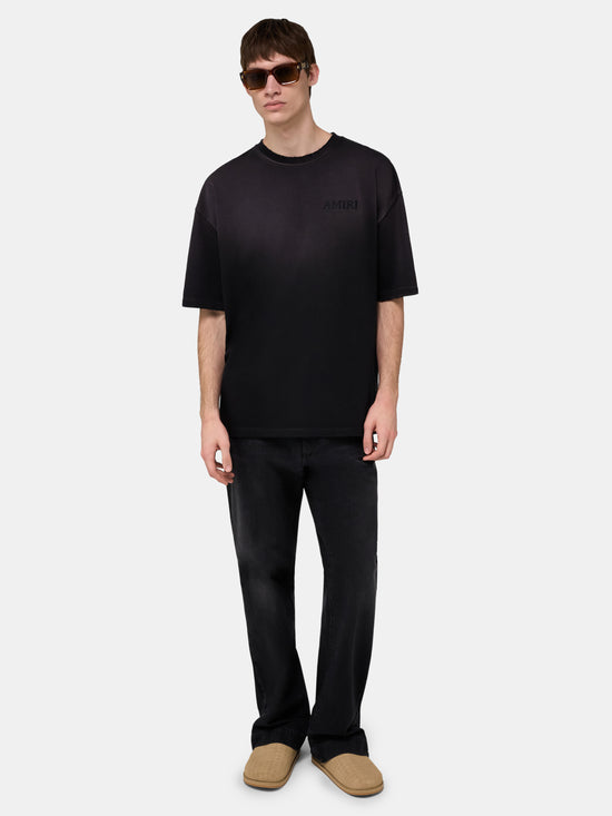 BANDANA PATCH OVERSIZED TEE - Black - AMIRI