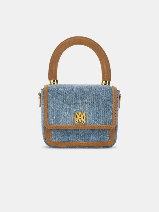 WOMEN - WOMEN'S DENIM SUEDE MICRO MA - Marble Indigo - AMIRI