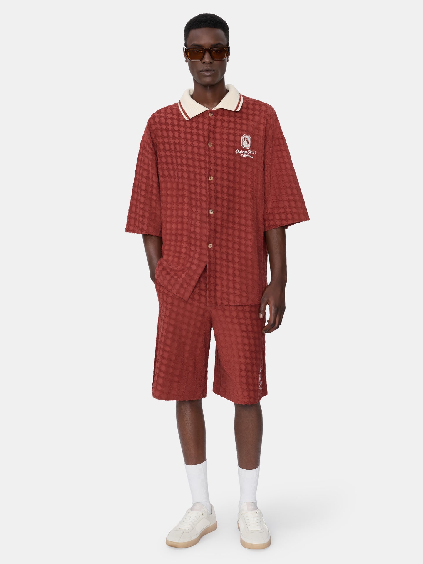 MA CHATEAU OVERSIZED SHIRT - Terracotta - AMIRI