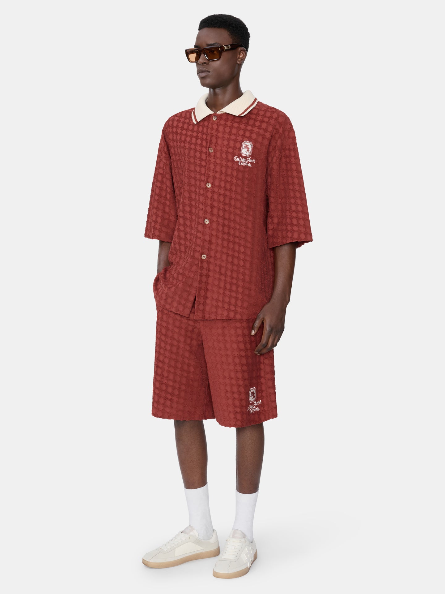MA CHATEAU OVERSIZED SHORT - Terracotta - AMIRI