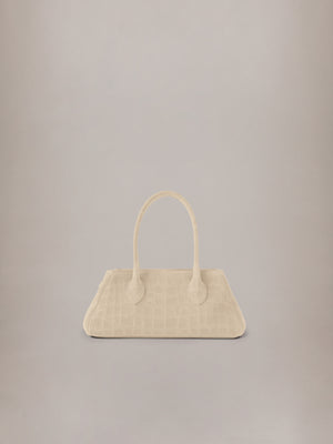 WOMEN - WOMEN'S SUEDE CROC HONEY 40 SHOULDER - Taupe