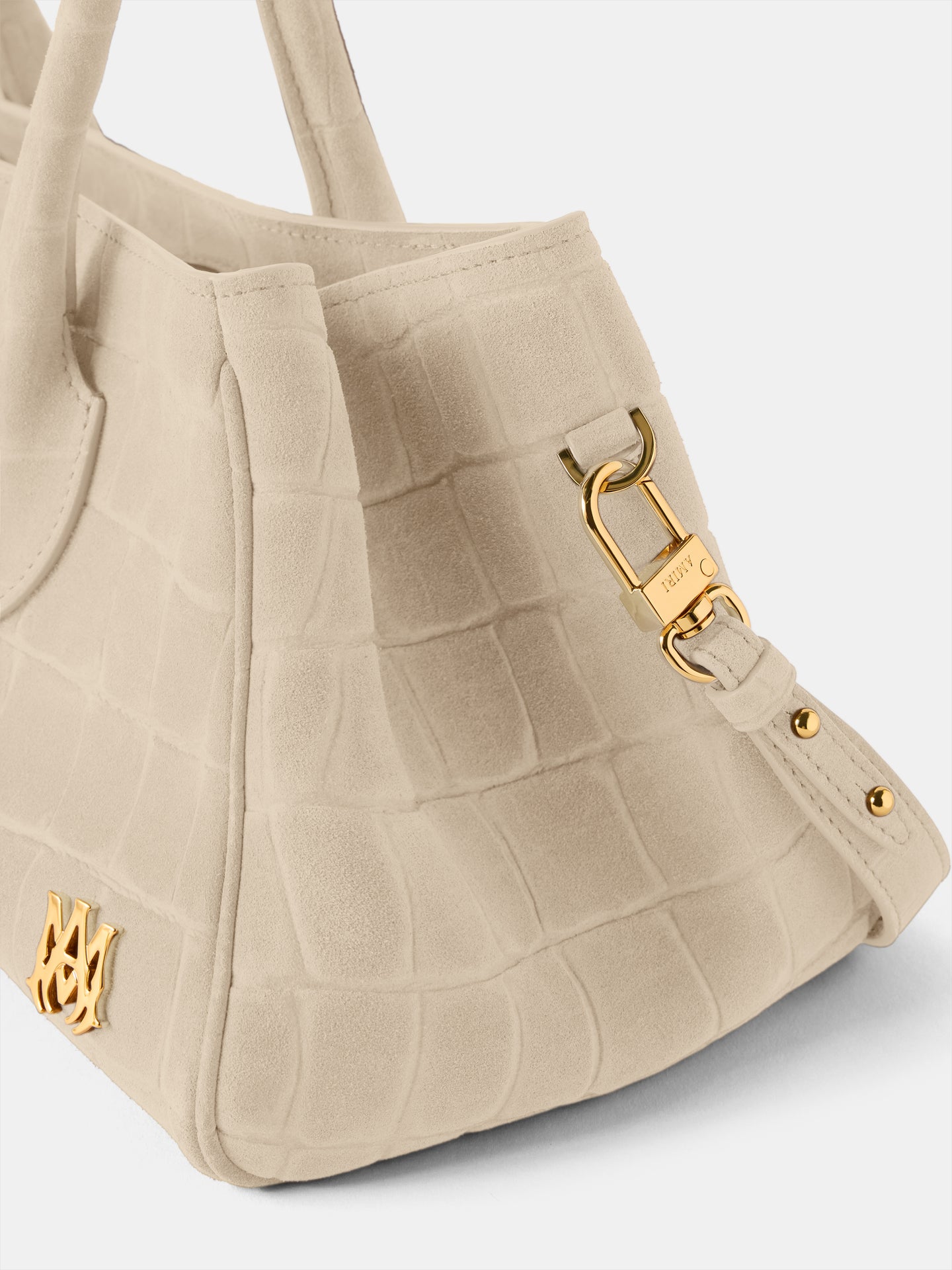 WOMEN - WOMEN'S SUEDE CROC HONEY 40 SHOULDER - Taupe - AMIRI