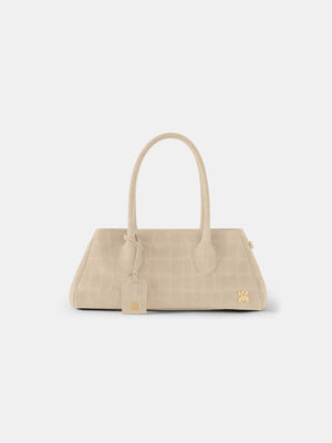 WOMEN - WOMEN'S SUEDE CROC HONEY 40 SHOULDER - Taupe - AMIRI