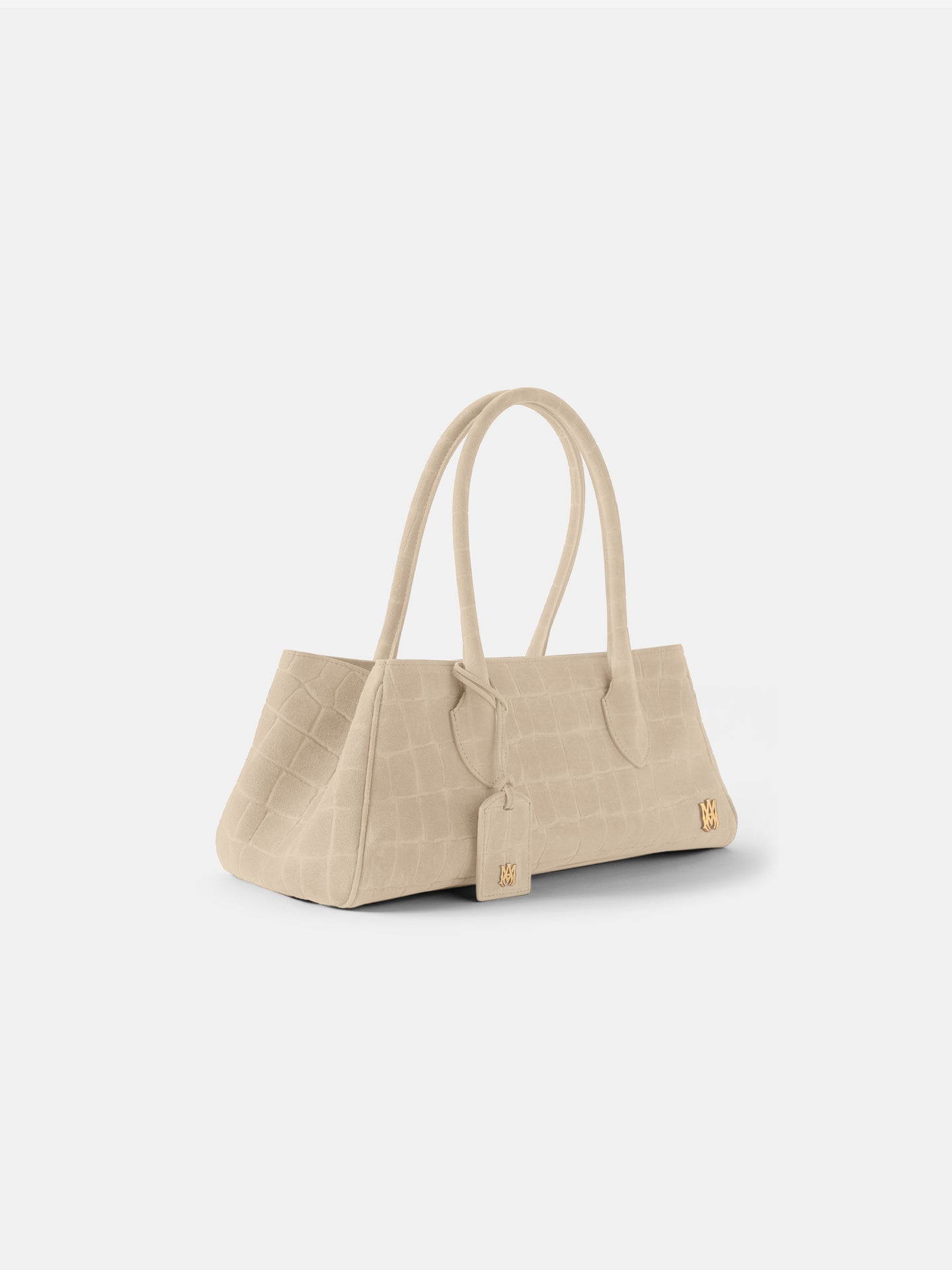 WOMEN - WOMEN'S SUEDE CROC HONEY 40 SHOULDER - Taupe - AMIRI