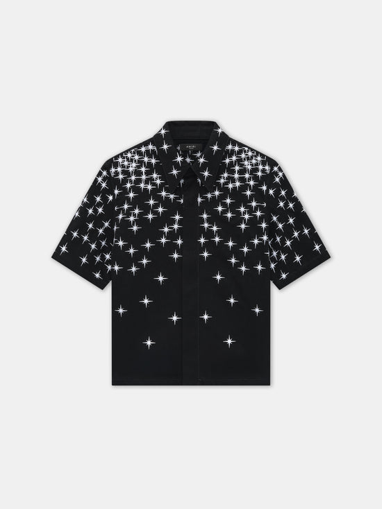 STARBURST CRYSTAL SHIRT - Black