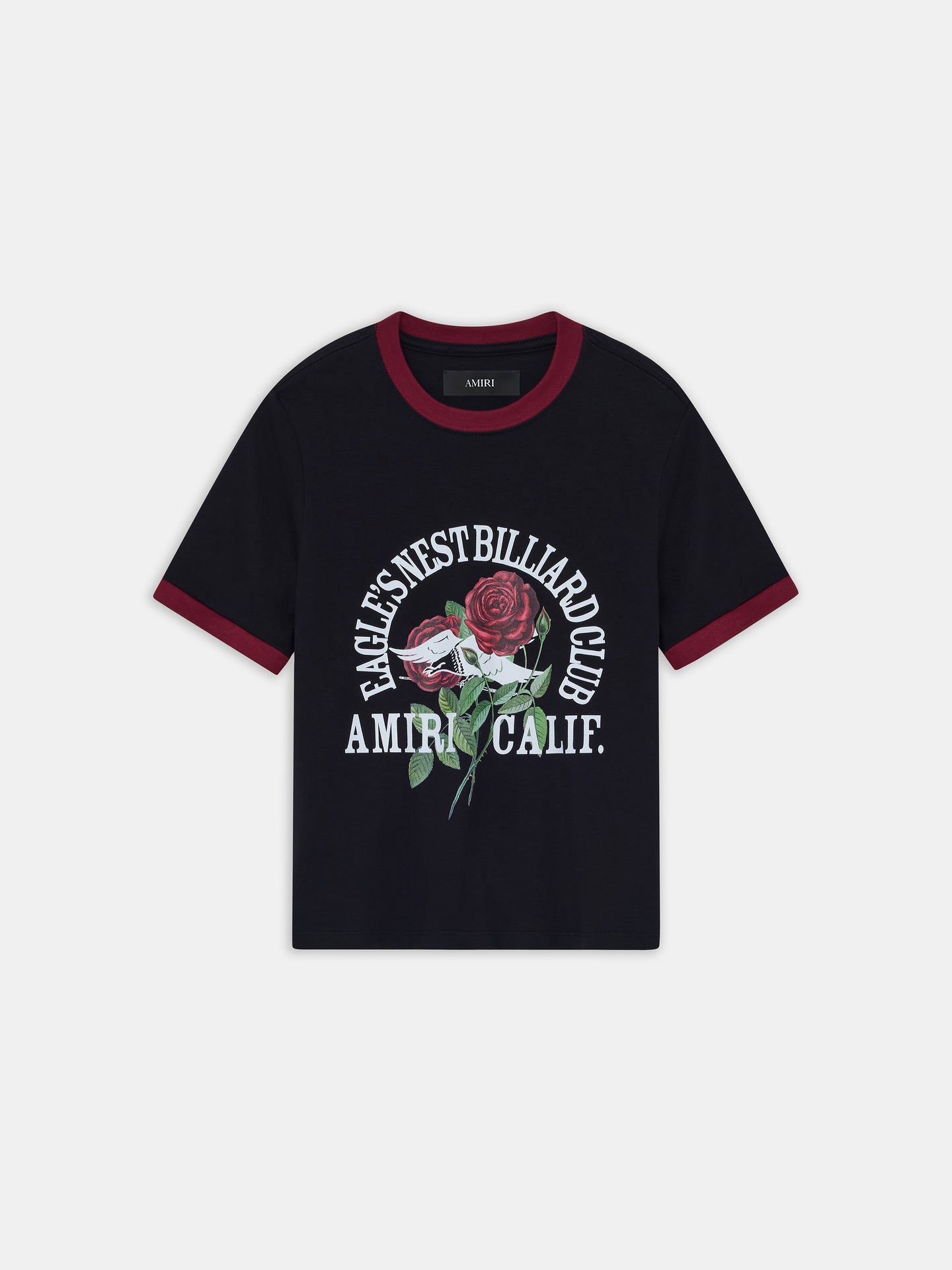 WOMEN - WOMEN'S EAGLE RINGER TEE - BLACK - AMIRI
