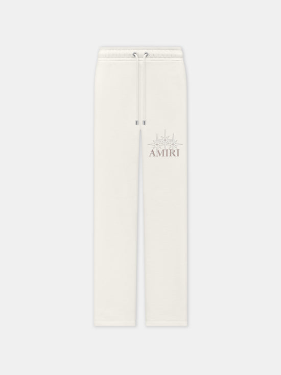 WOMEN - WOMEN'S AMIRI STARBURST SWEATPANT - Ivory