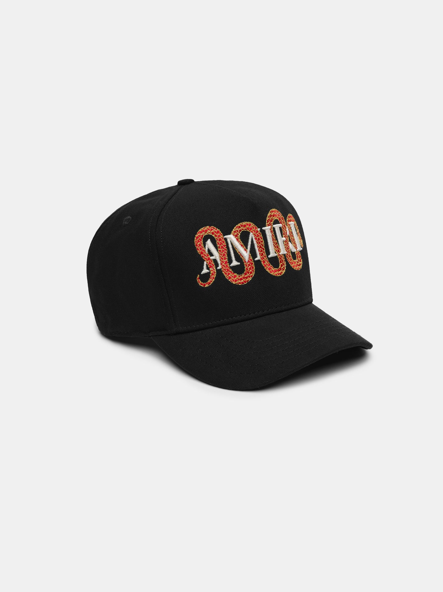 AMIRI SNAKE CANVAS HAT - Black