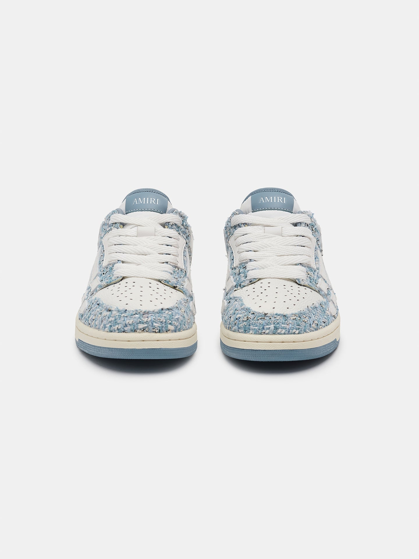 WOMEN - WOMEN'S BOUCLE SKEL TOP LOW - Ashley Blue - AMIRI