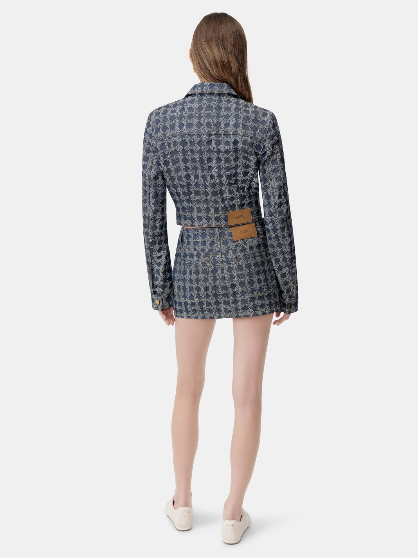 WOMEN - WOMEN'S MA QUAD CROPPED DENIM JACKET - Raw Indigo - AMIRI