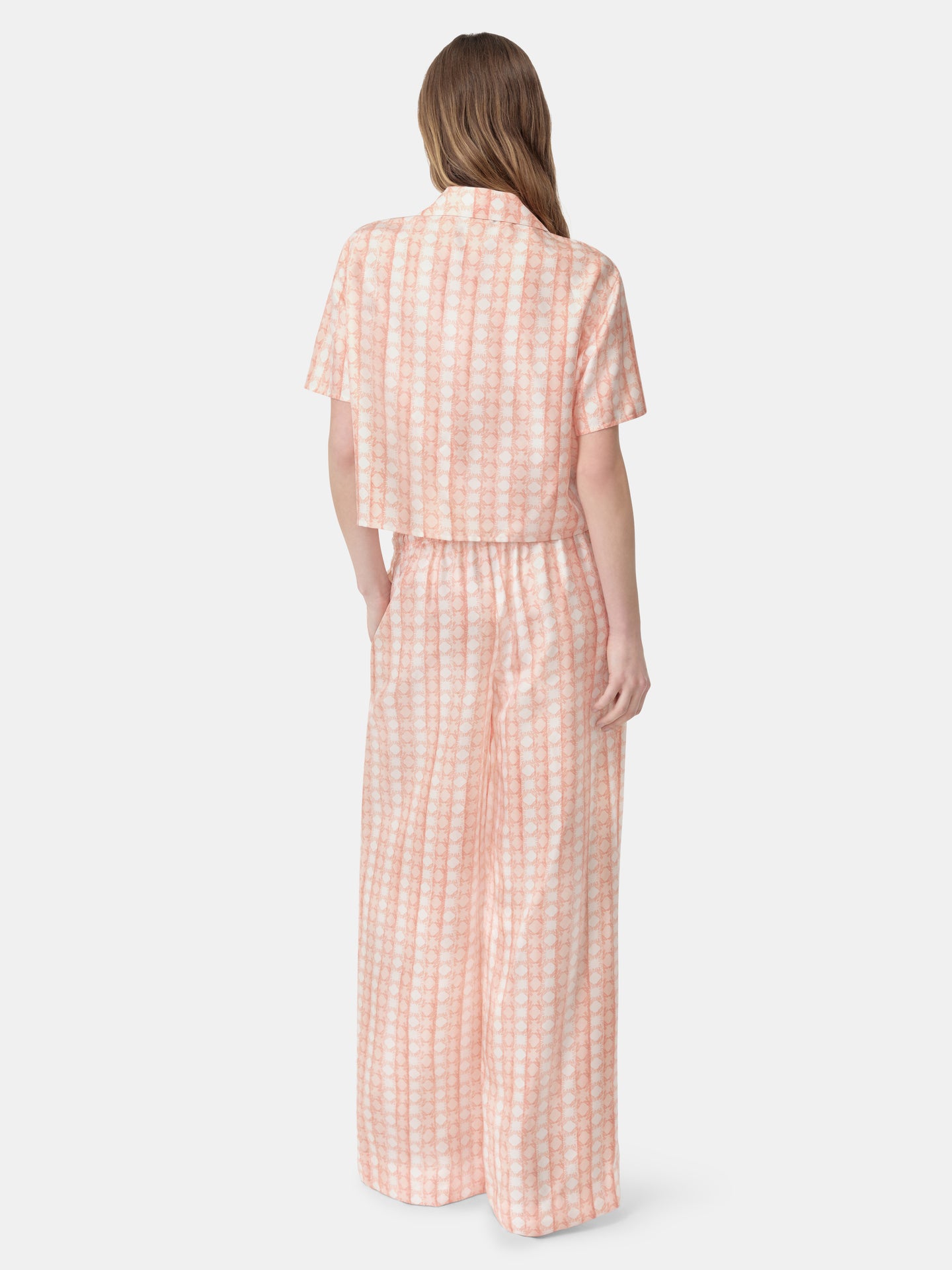 WOMEN - WOMEN'S MA QUAD PJ PANT - Malibu Peach - AMIRI