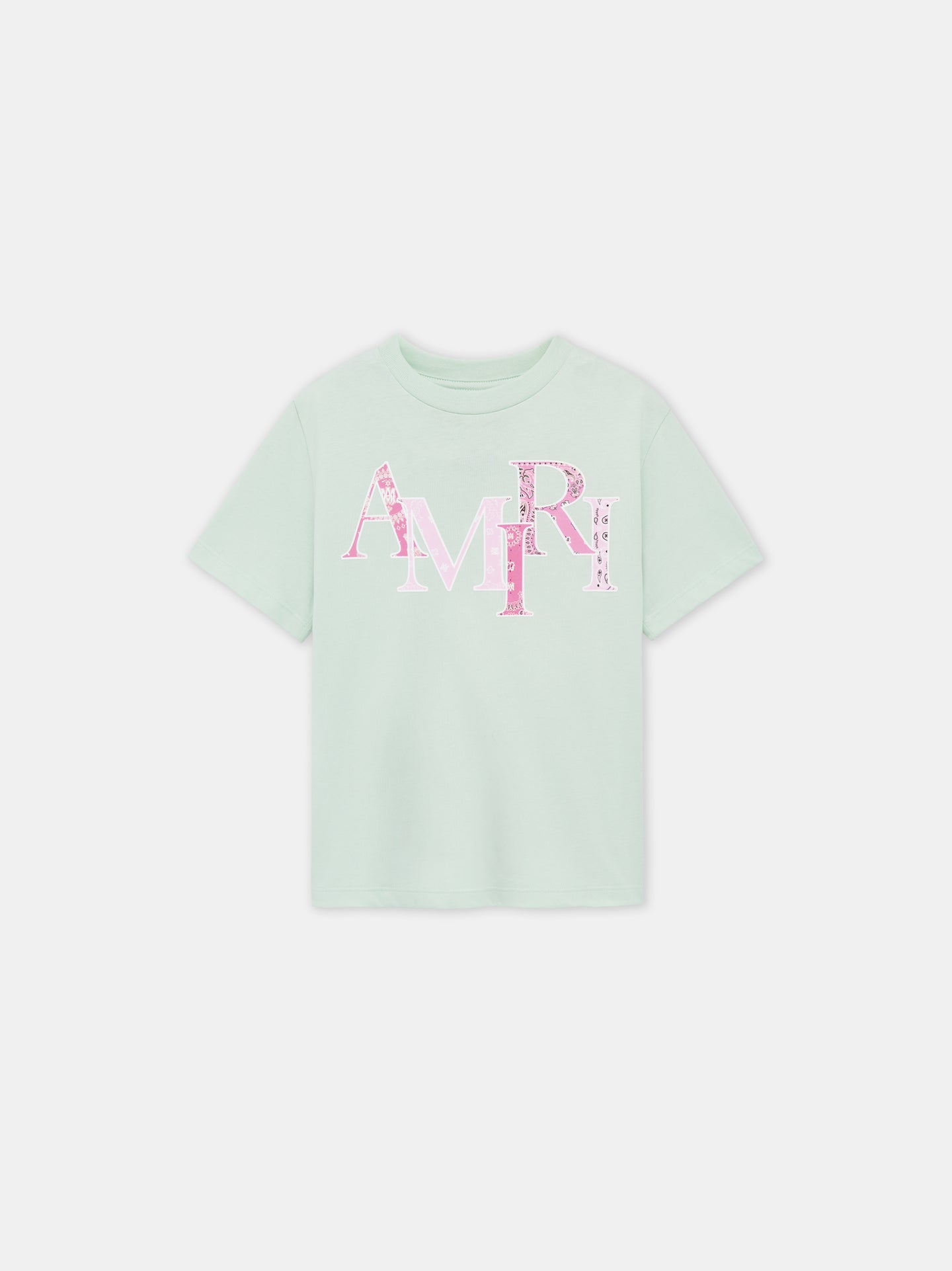 KIDS - KIDS' AMIRI BANDANA STAGGERED TEE - Surf Spray