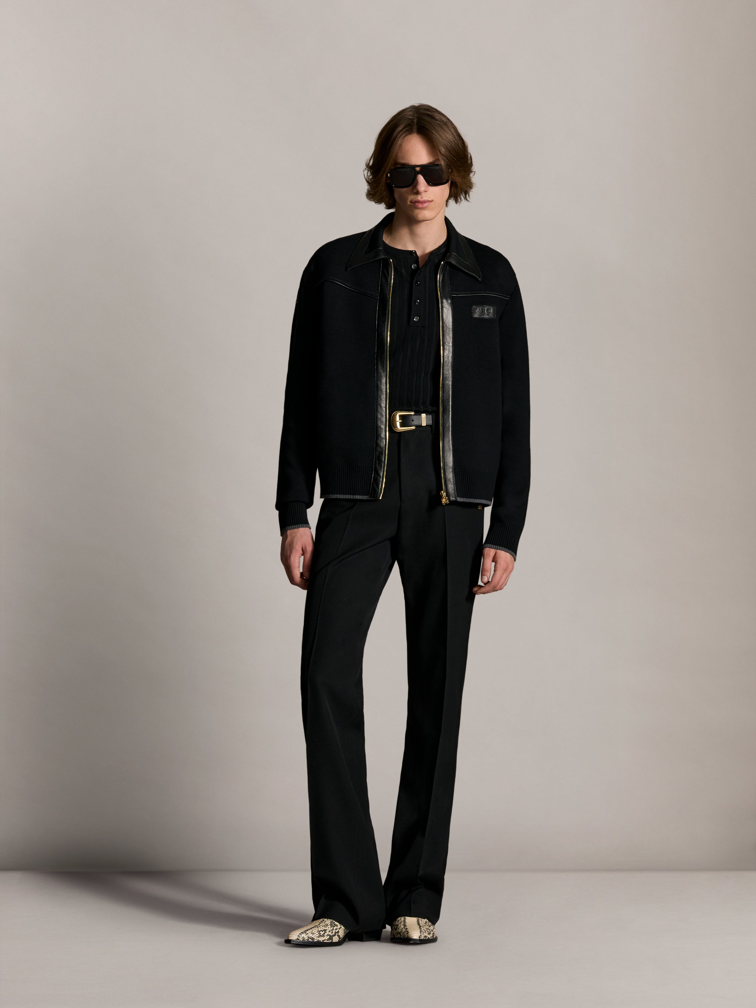 MA QUAD JACQUARD WORK JACKET - Black – AMIRI
