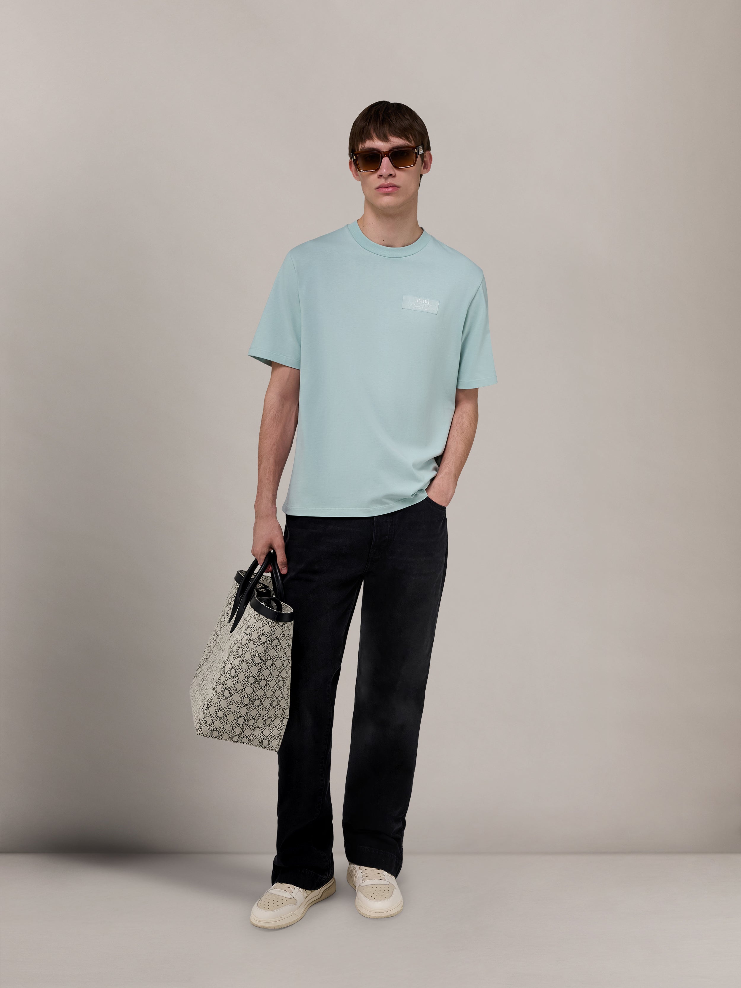 AMIRI SPIRIT TEE - Powder Teal