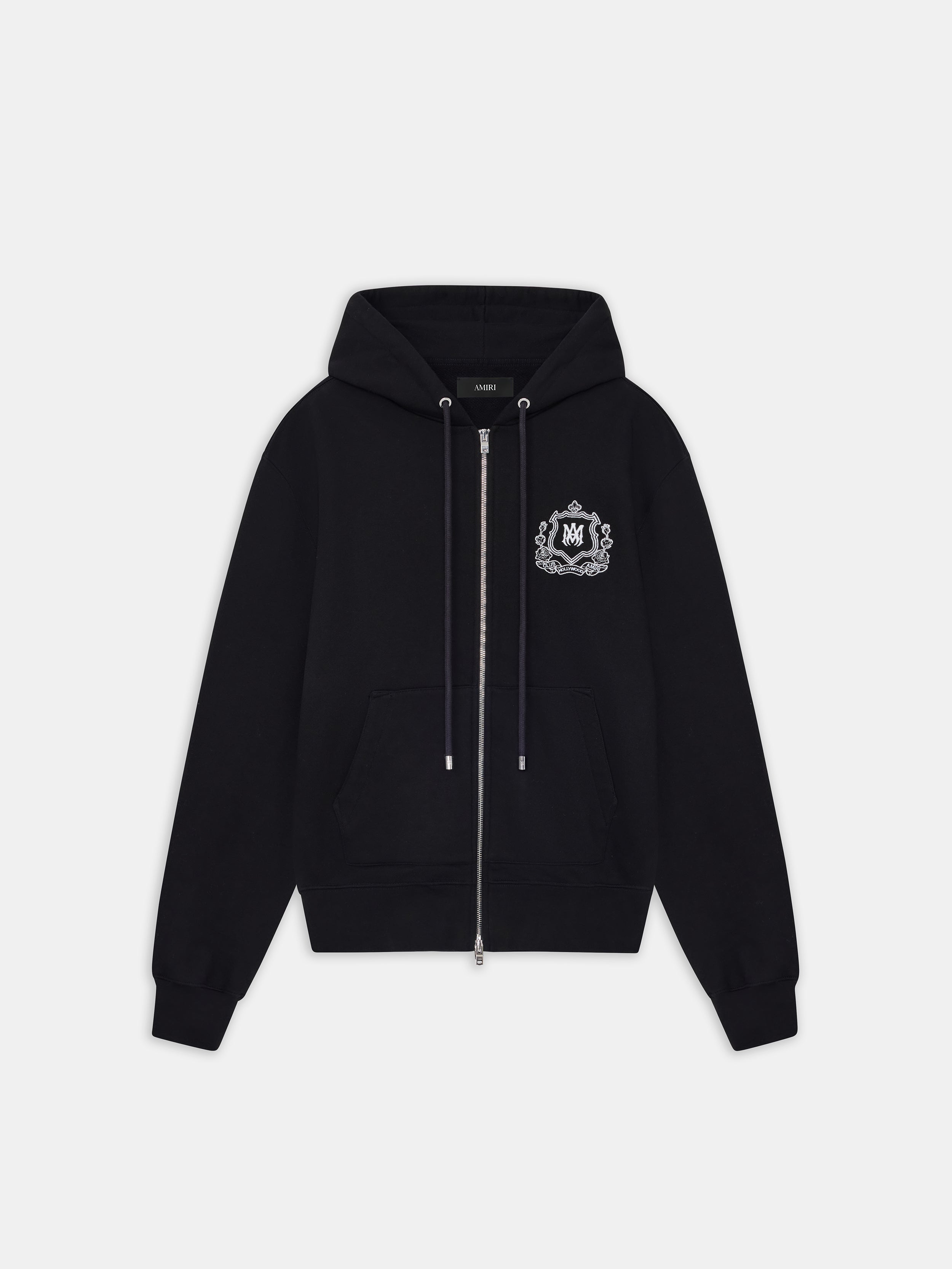 Product MA CREST ZIP HOODIE - BLACK featured image