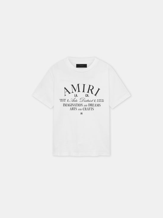 KIDS - KIDS' AMIRI ARTS DISTRICT TEE - White