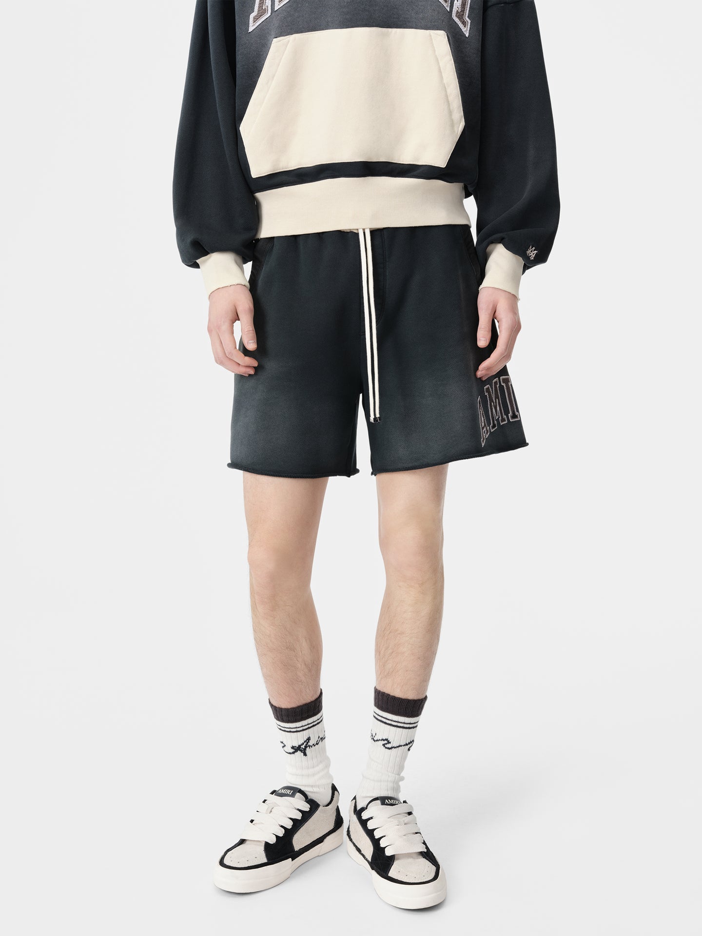 AMIRI VINTAGE COLLEGIATE SHORT - Black