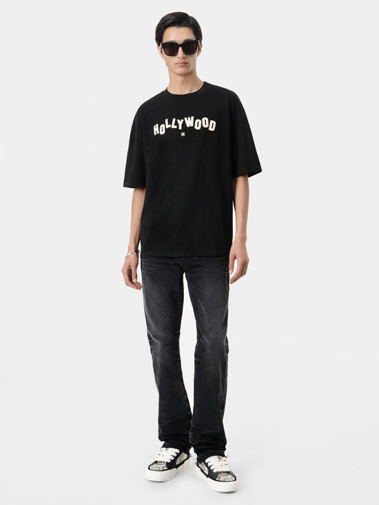 HOLLYWOOD SHOTGUN OVERSIZED TEE - Black