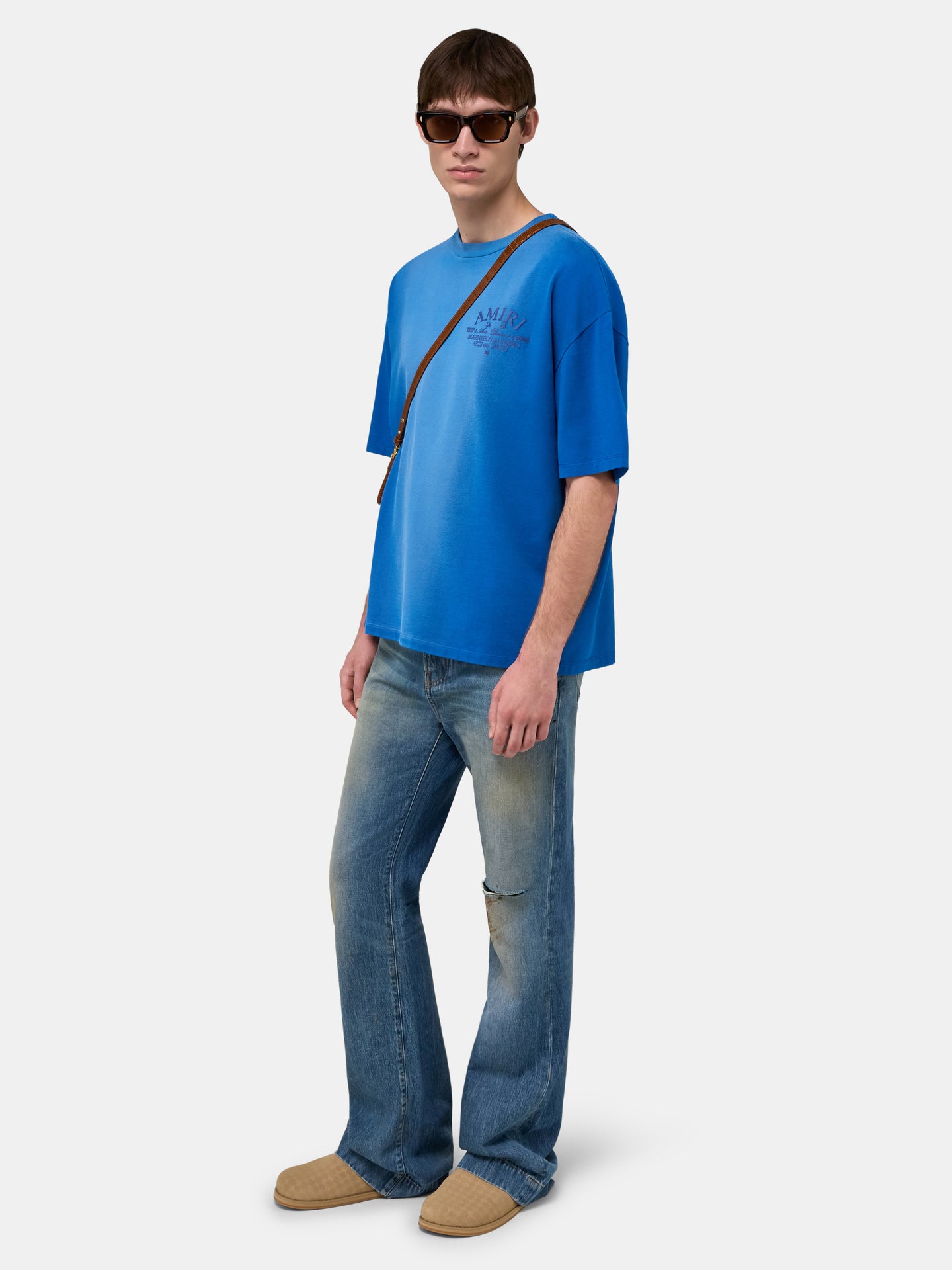 ARTS DISTRICT OVERSIZED TEE - Sapphire - AMIRI