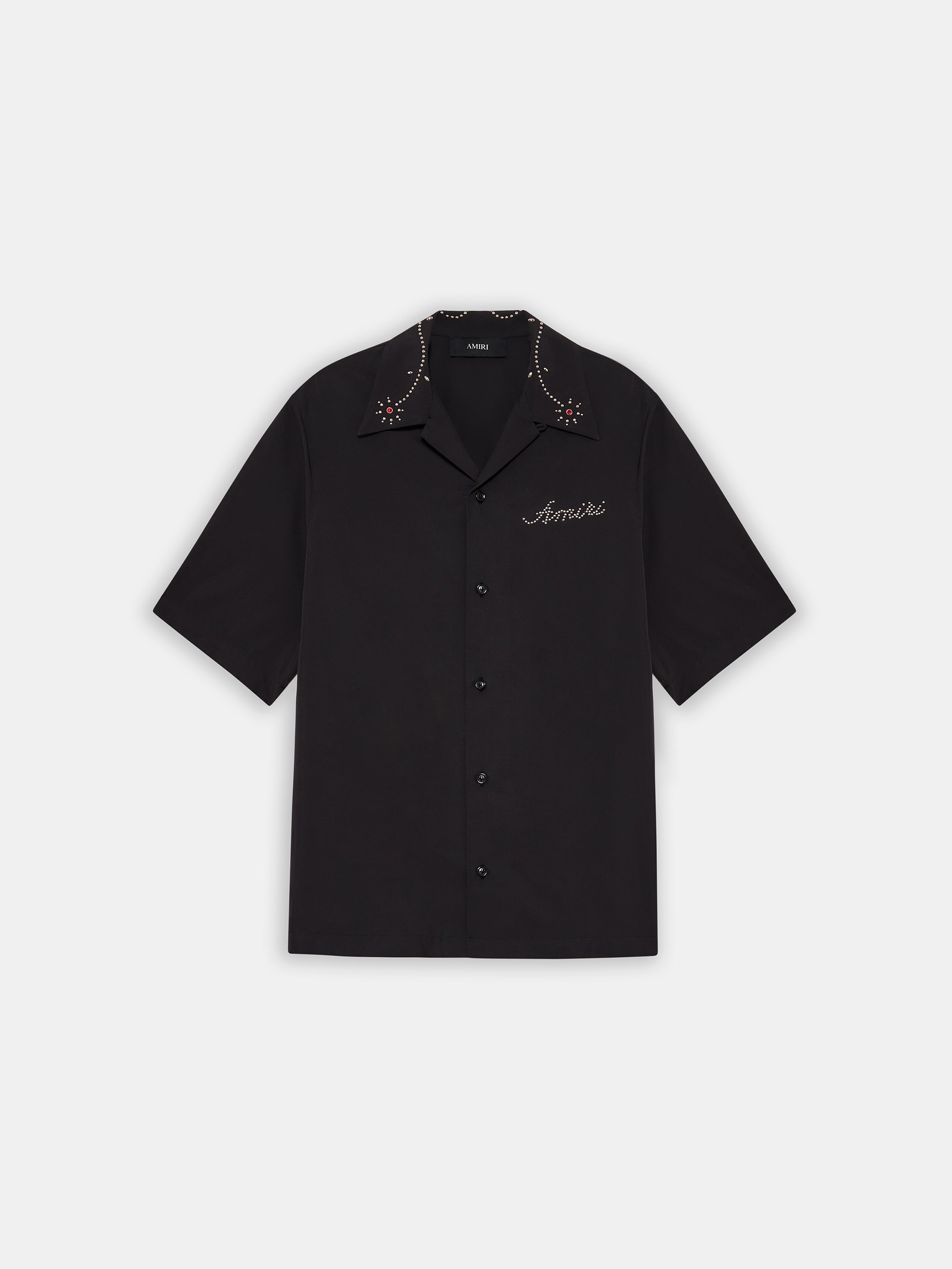 Product AMIRI STUD CAMP SHIRT - Black featured image