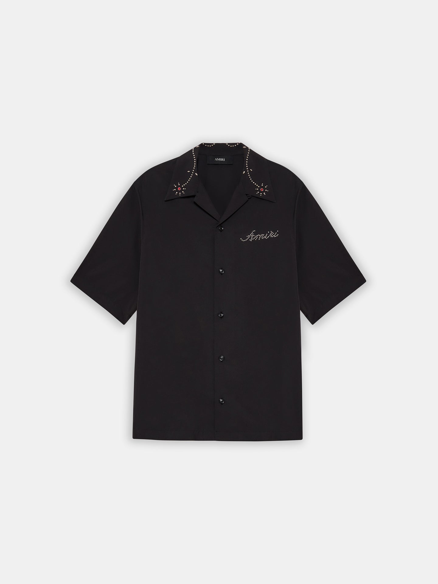 AMIRI STUD CAMP SHIRT - Black - AMIRI