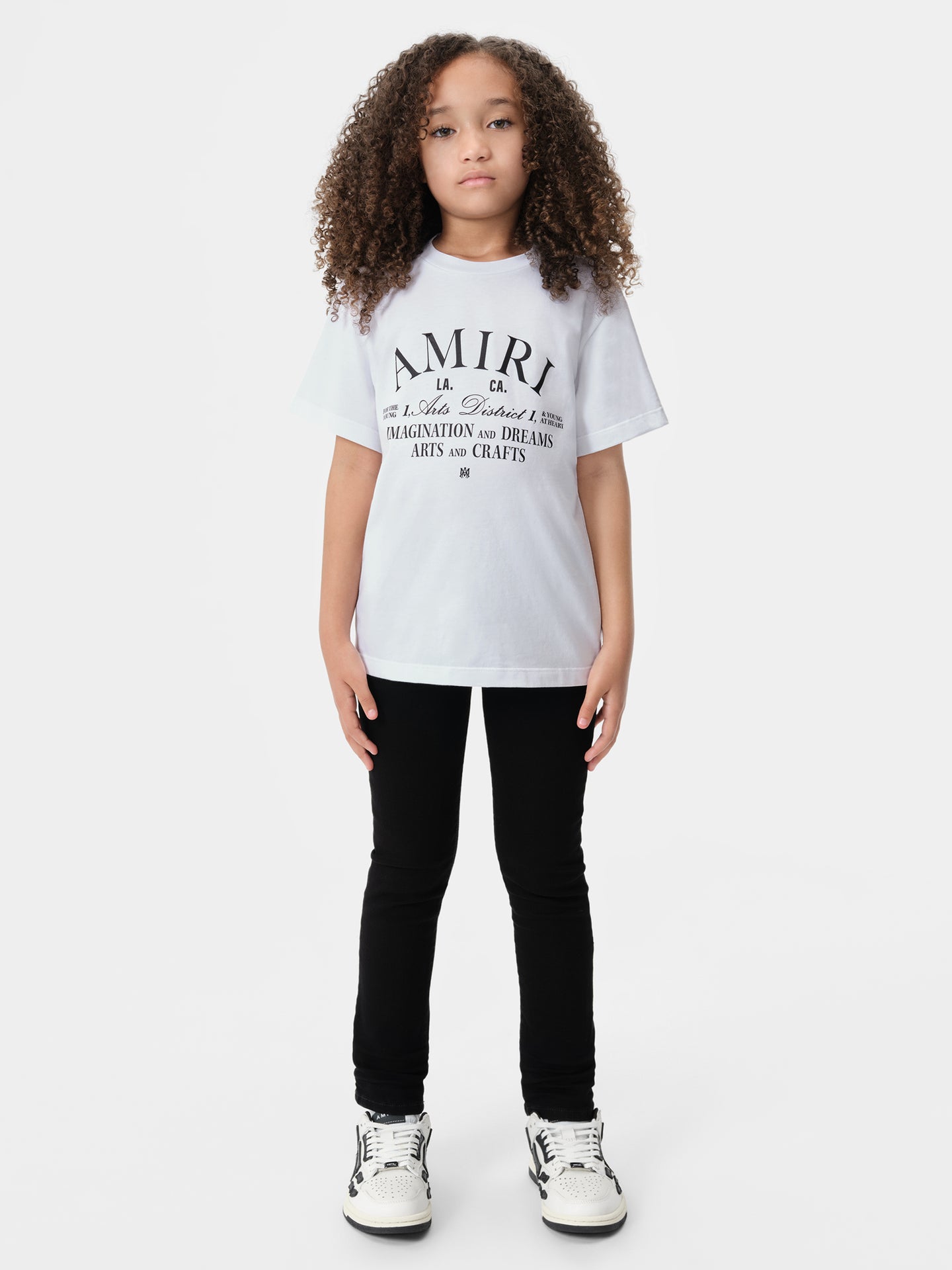 KIDS - KIDS' AMIRI ARTS DISTRICT TEE - White