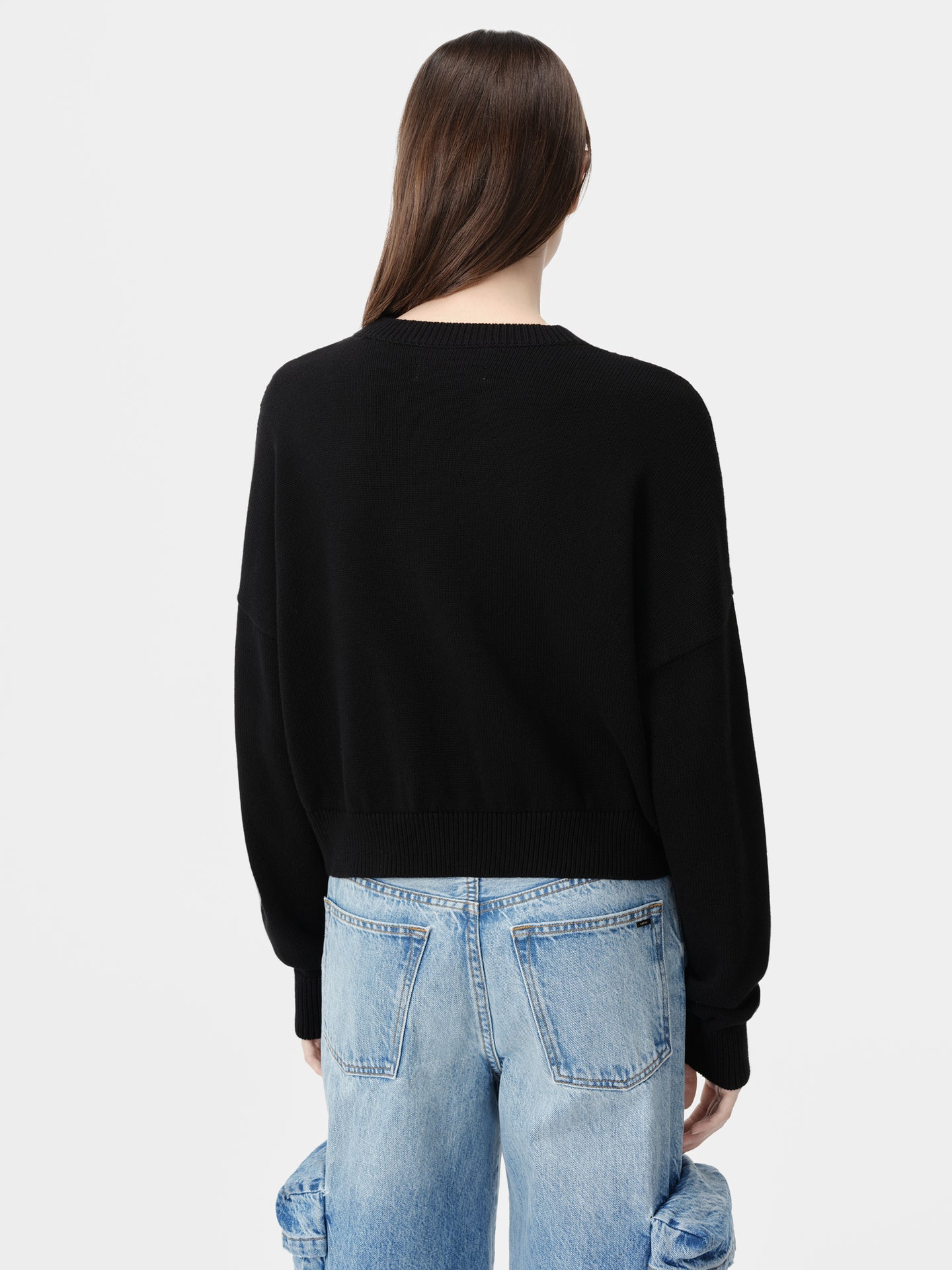 WOMEN - WOMEN'S AMIRI ARTS DISTRICT CREW - Black