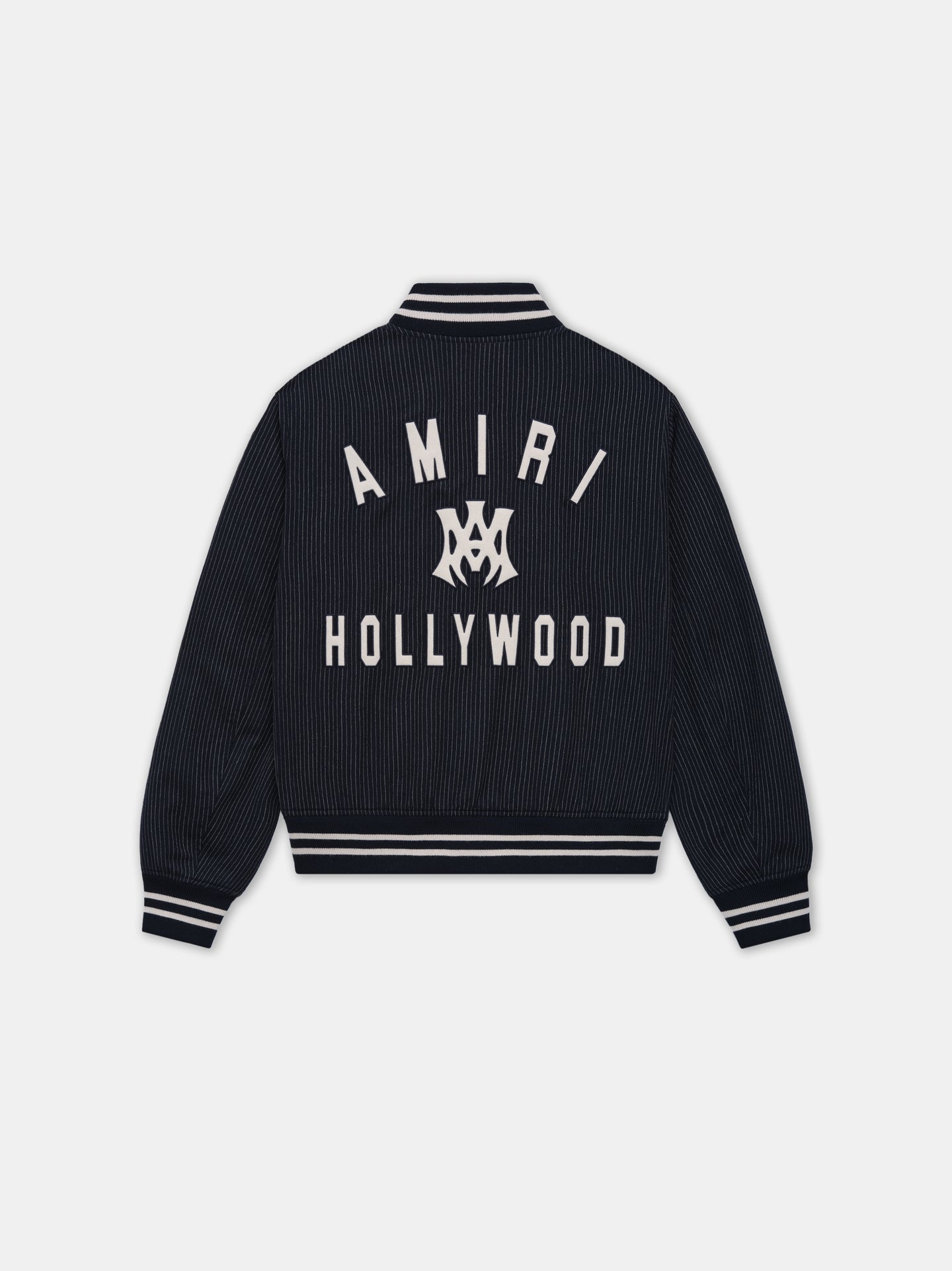 MA HOLLYWOOD PINSTRIPE BOMBER - Midnight Blue