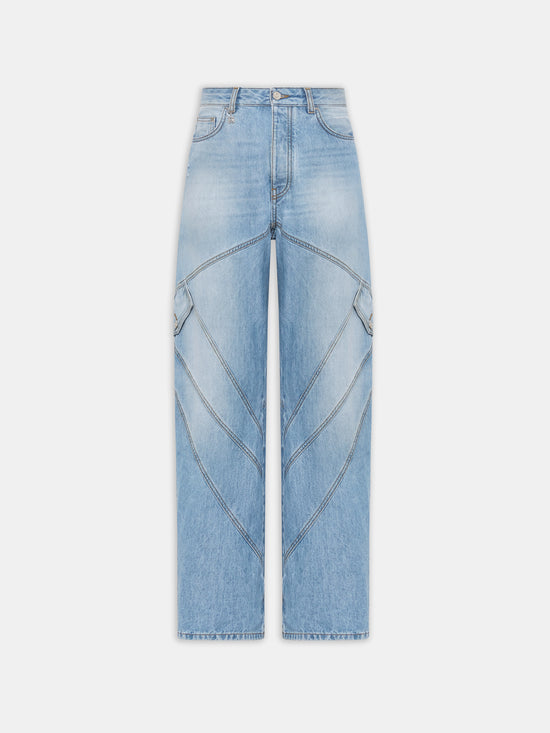 WOMEN - WOMEN'S PANELED JEAN - Indigo - AMIRI