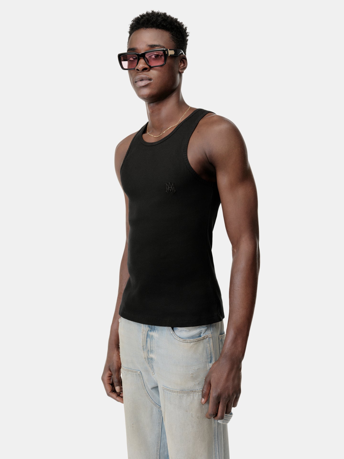 MA TONAL TANK - Black - AMIRI