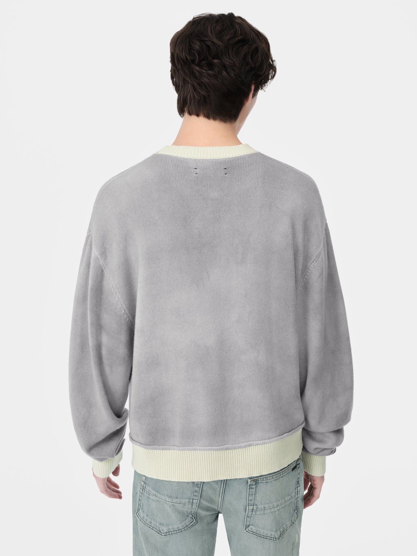 AMIRI VINTAGE CASHMERE CREW - Grey