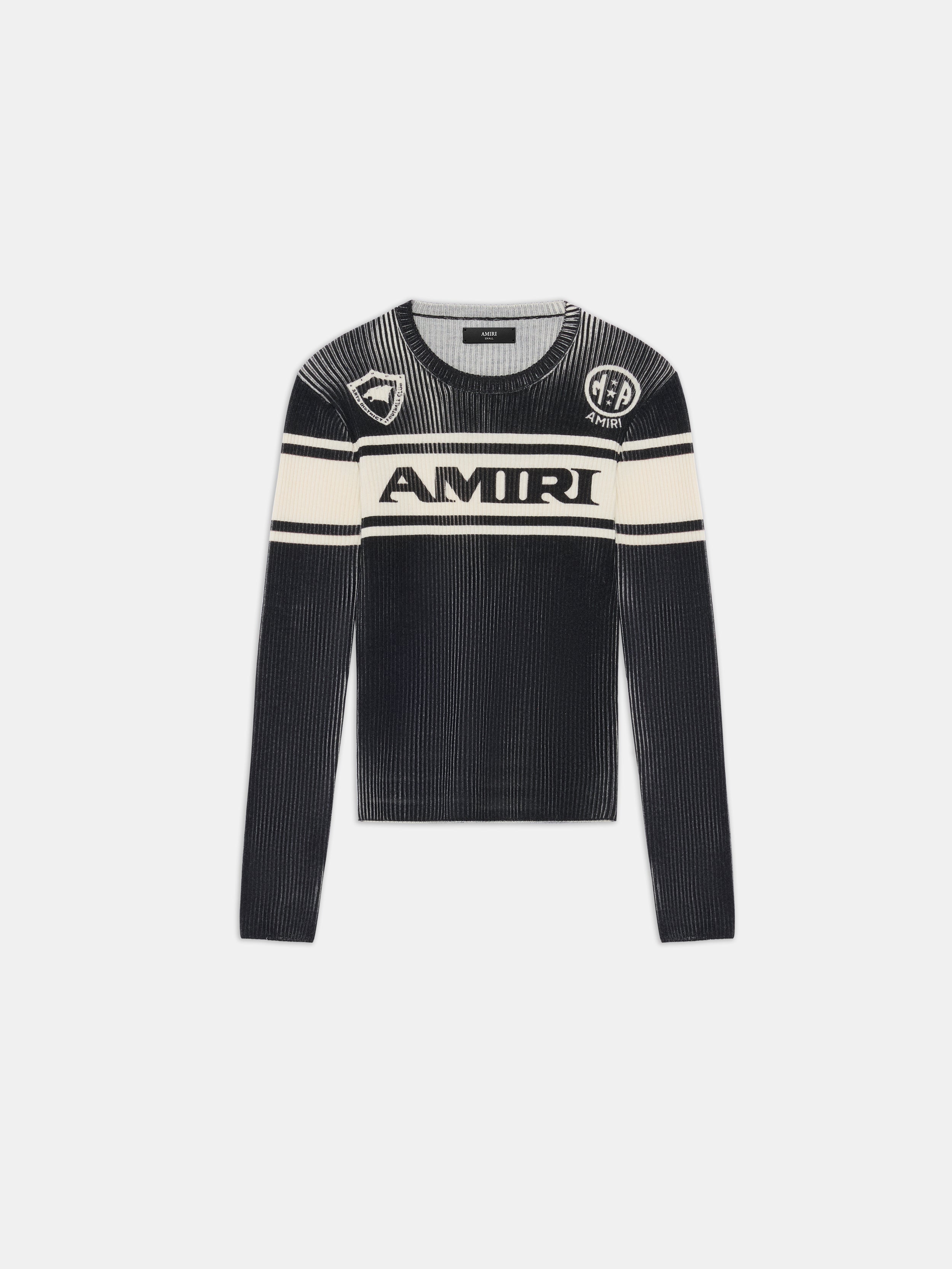 Product WOMEN - WOMEN'S AMIRI SPORT LONG SLEEVE TEE - Black featured image