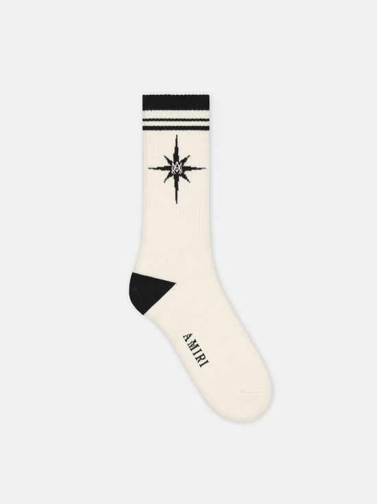 STARBURST SOCK - Alabaster