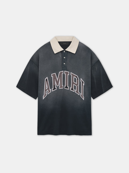 AMIRI VINTAGE OVERSIZED POLO - Black