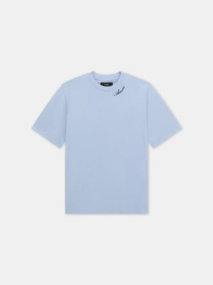 AMIRI SCRIPT TEE - Skyline Blue - AMIRI