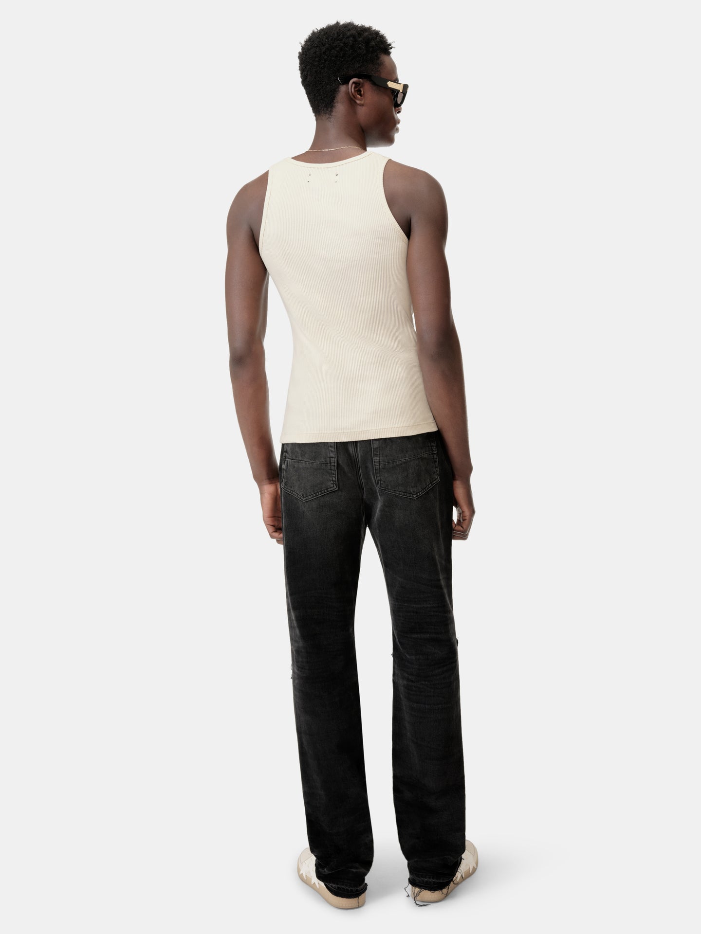 MA TONAL TANK - Alabaster - AMIRI