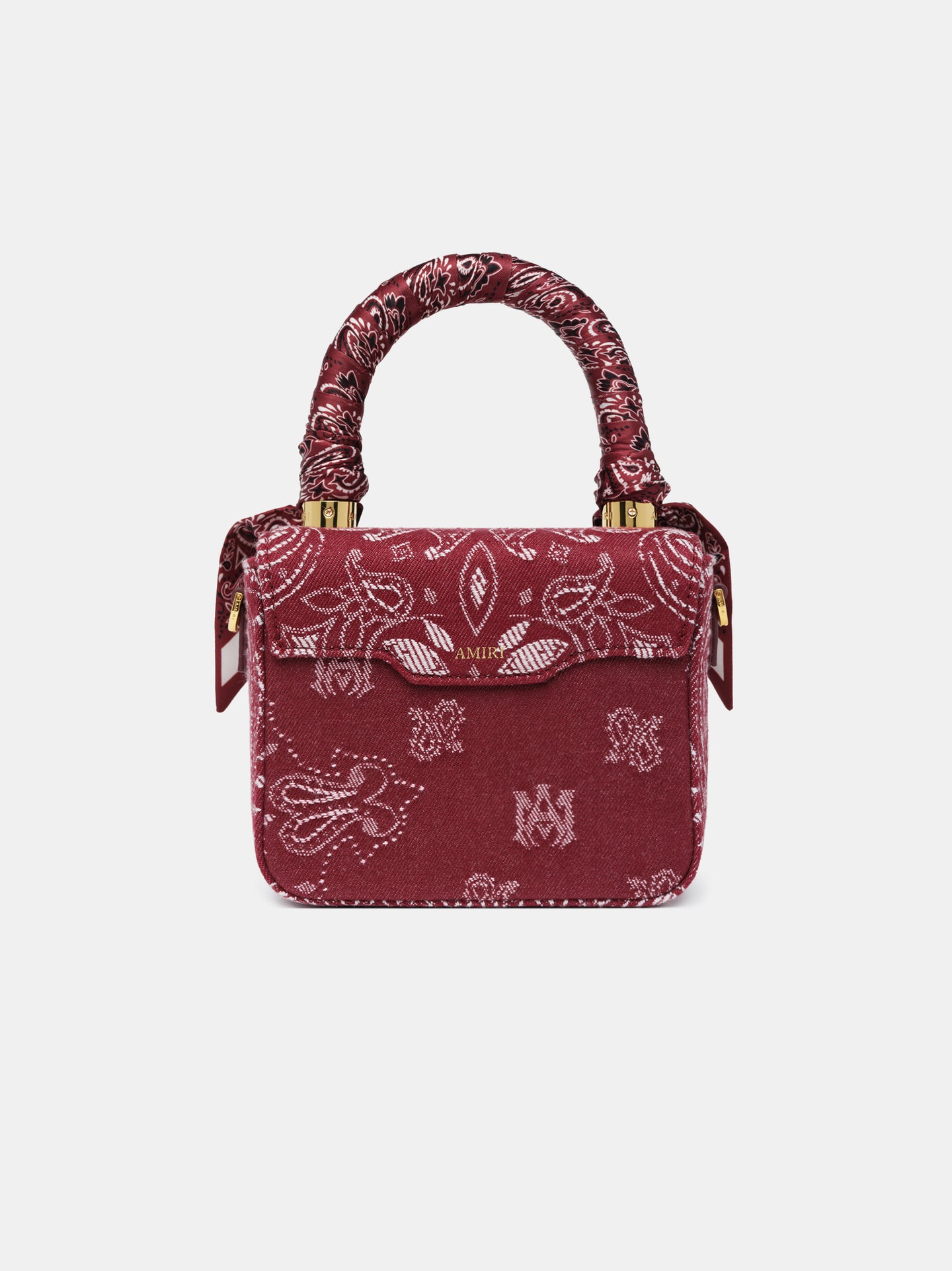 WOMEN - WOMEN'S DENIM BANDANA MICRO MA BAG - Deep Red