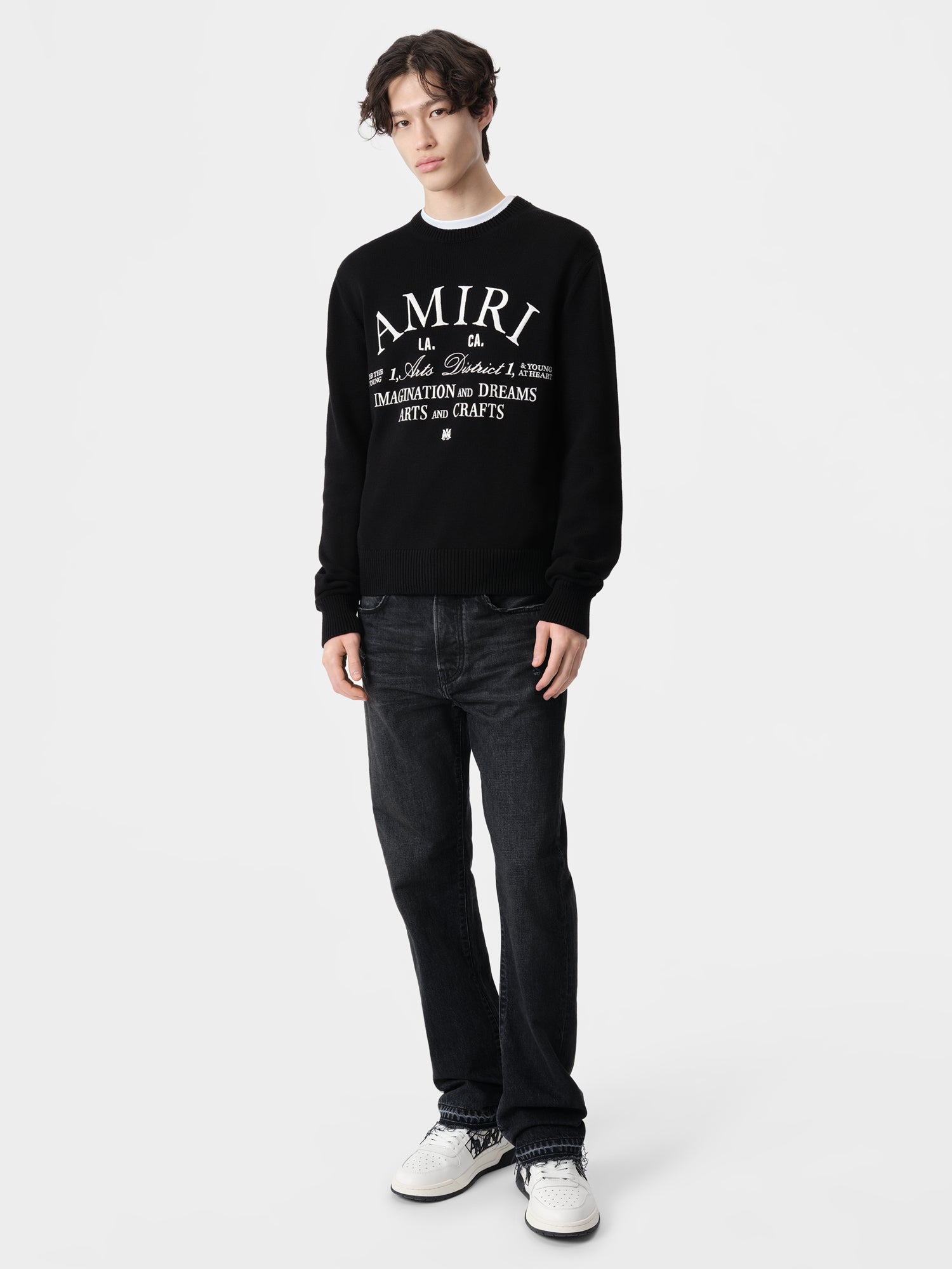 Product AMIRI ARTS DISTRICT CREW - Black featured image